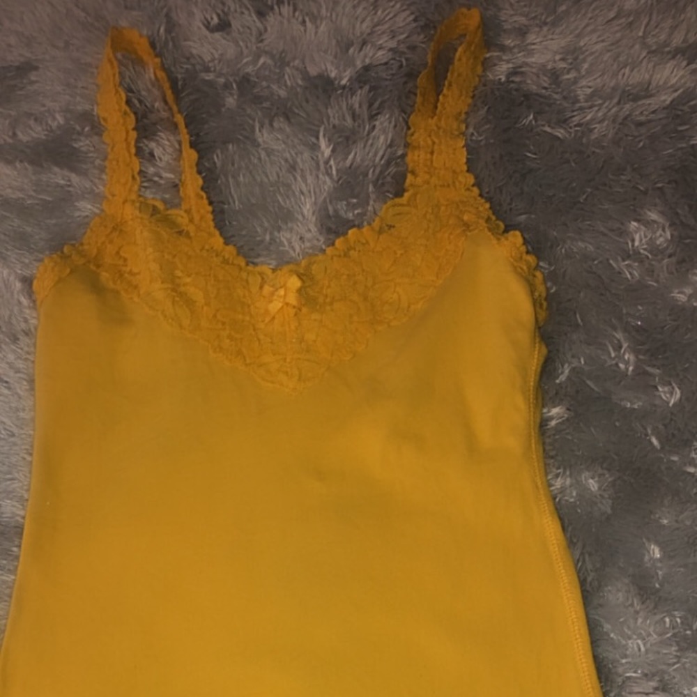 Abercrombie and fitch yellow top
